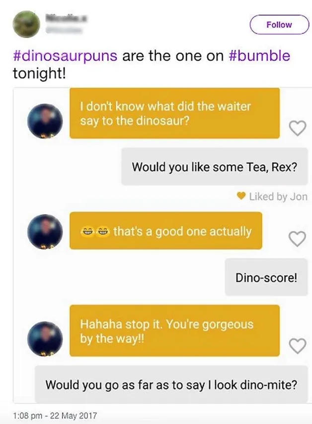 Opener mit Dinosaurier-Wortwitzen