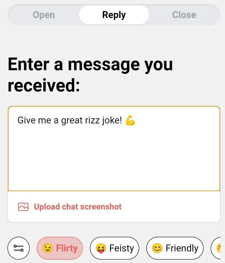 screenshot of the yourmove chat assistant interface