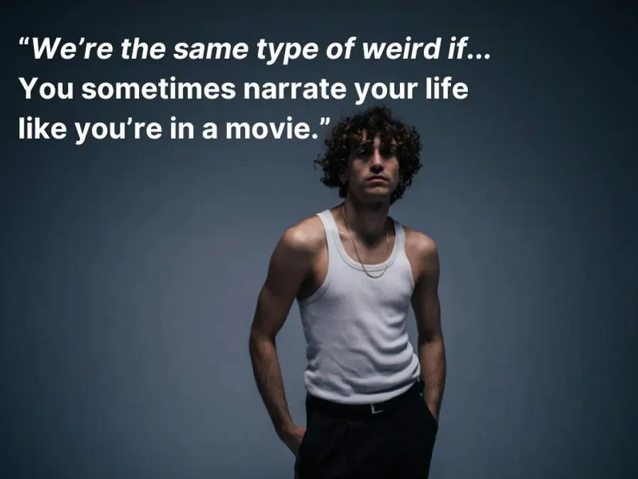 Confident young man looking at the camera