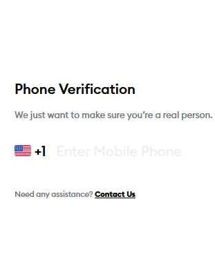 captura del formulario de postulación de raya para verificación de teléfono