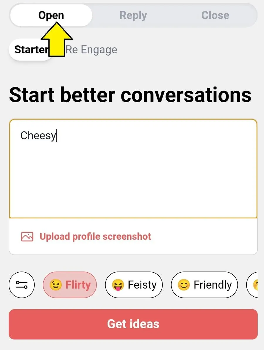 Screenshot des Chat Assistant von YourMove AI mit der grundlegenden Oberfläche der App