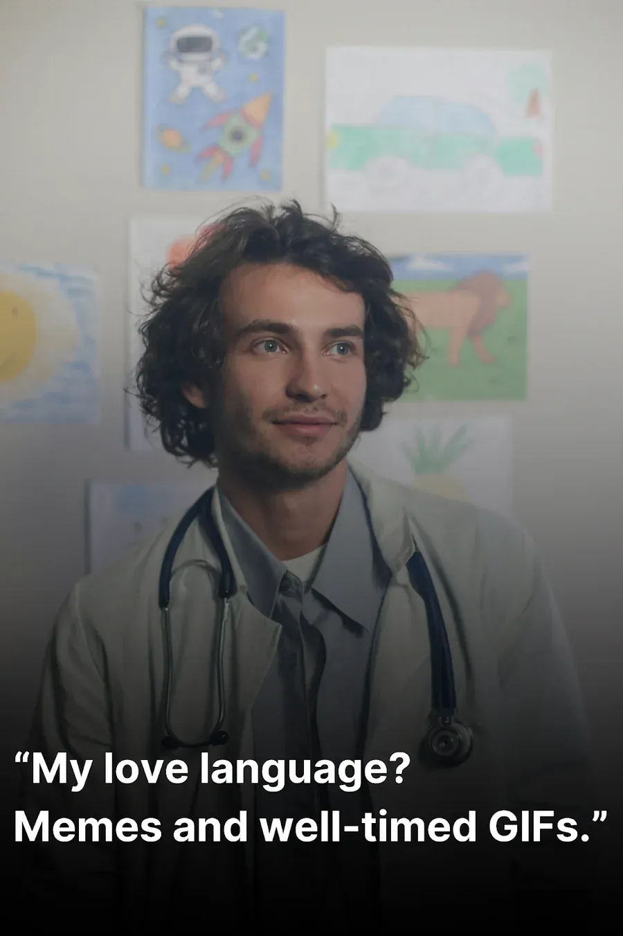 Attraktiver junger Arzt