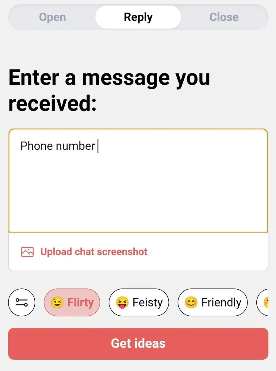 Screenshot des Chat Assistant von YourMove AI mit der Basis-Oberfläche des Tools