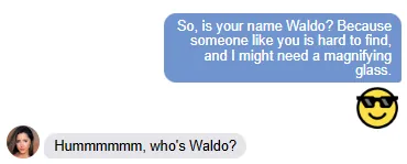 Pick up lines that confuse the receiver