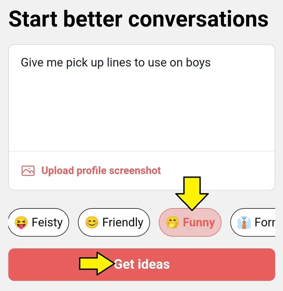 Screenshot showing how to change answer tone in YourMove AI's Chat Assistant