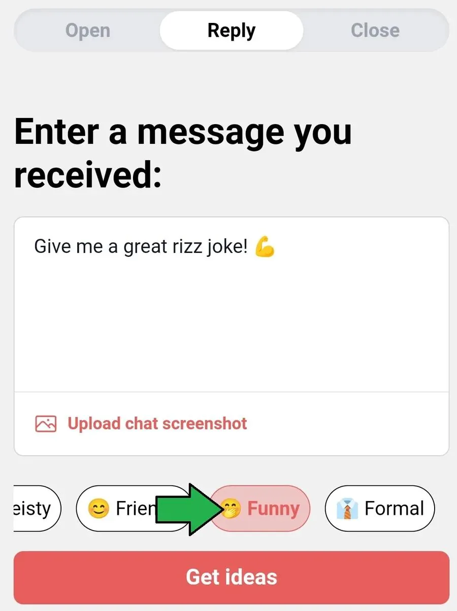 screenshot showing tone setup in yourmove chat assistant